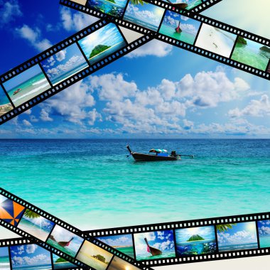 güzel tatil resimleri film şeridi