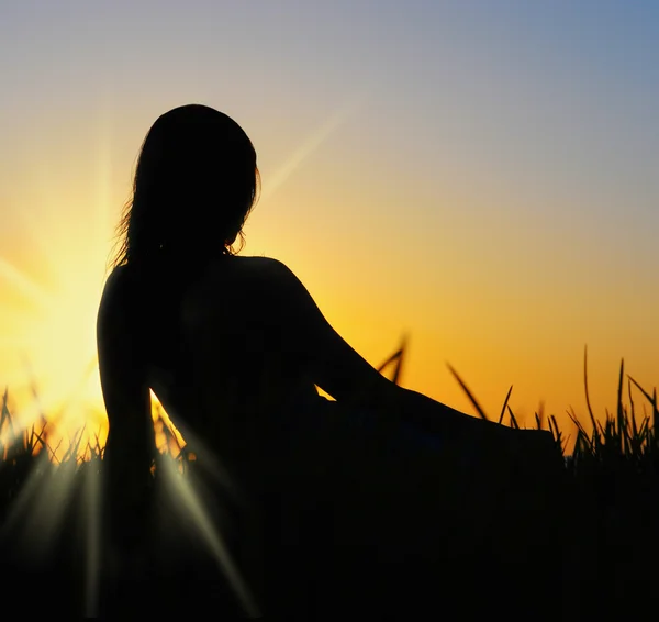 Profile of woman — Stock Photo, Image