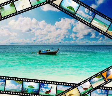 güzel tatil resimleri film şeridi