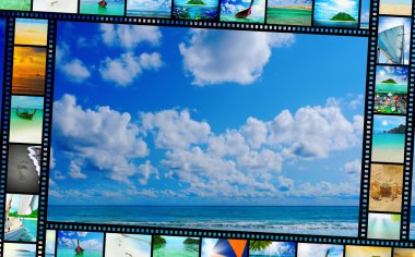güzel tatil resimleri film şeridi