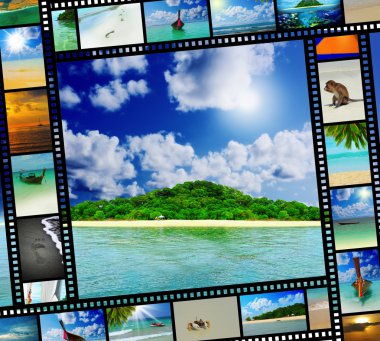 güzel tatil resimleri film şeridi