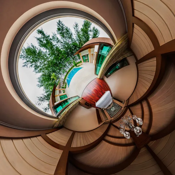 Interior bedroom top view — Stock Photo, Image