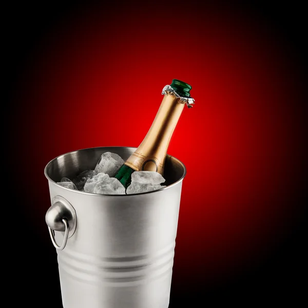 Flaska champagne — Stockfoto