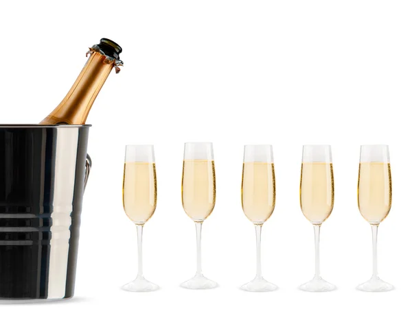 Flaska champagne — Stockfoto