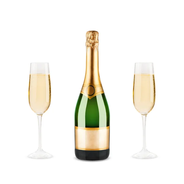 Şişe şampanya — Stok fotoğraf