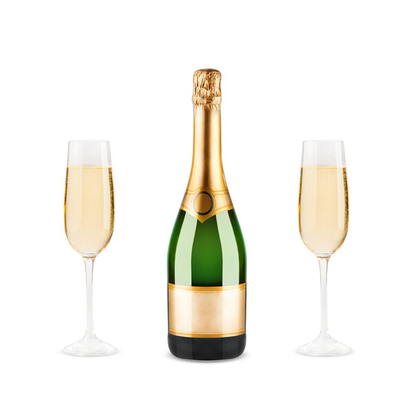 Бутылка шампанского
