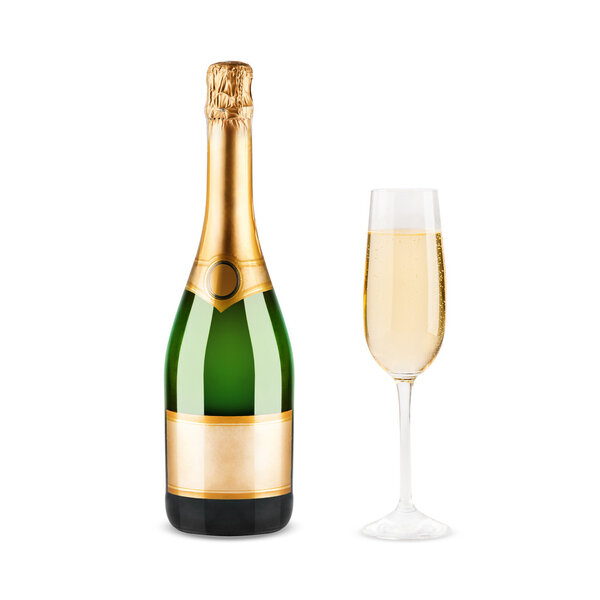 Бутылка шампанского
