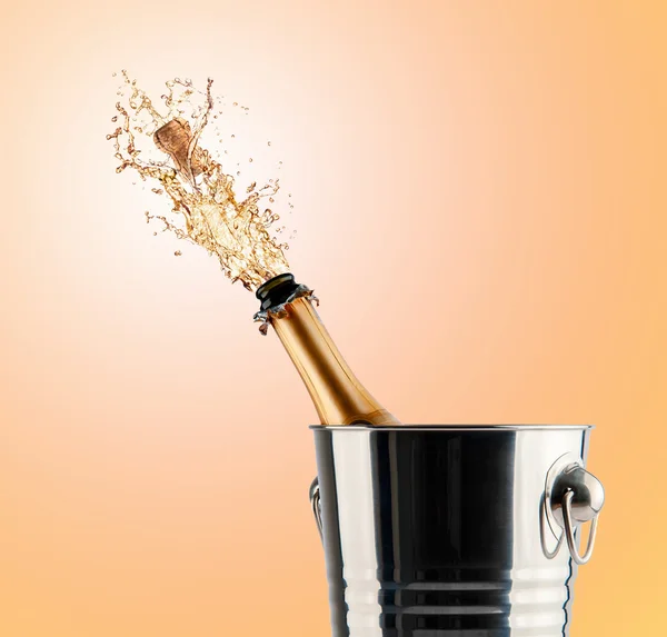 Flaska champagne — Stockfoto