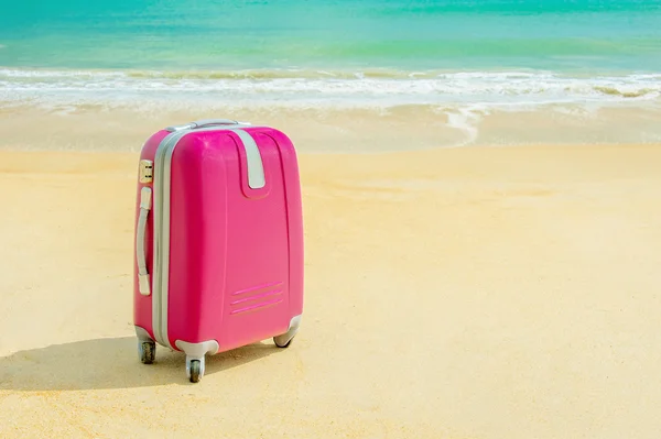 Pink  Suitcase — Stock Photo, Image