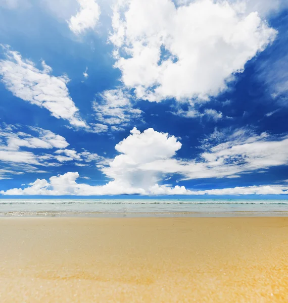 Сонячний пляж Стокове Фото