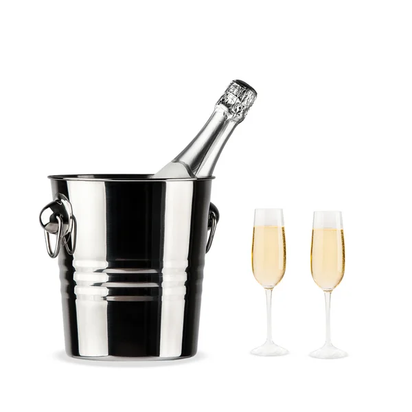 Flaska champagne — Stockfoto