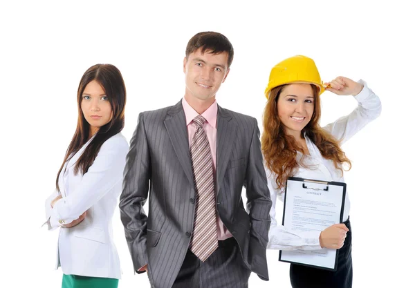 Feliz equipo de negocios sonriente — Foto de Stock