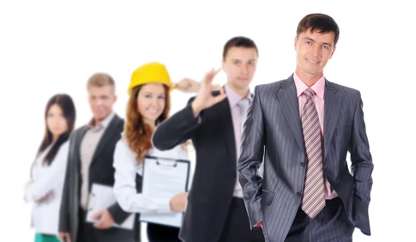 Happy smiling business team — Stock Photo, Image