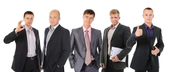 Happy smiling business team — Stock Photo, Image