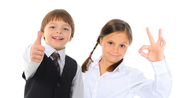 Kindergruppe posiert — Stockfoto