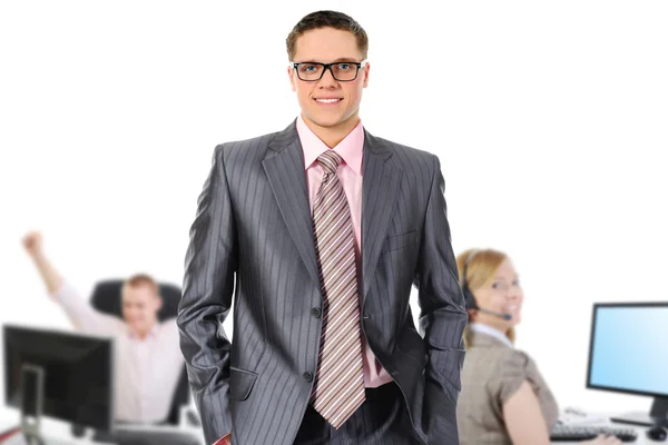 Business team in an office — Stock Photo, Image