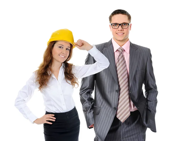 Happy smiling business team — Stock Photo, Image