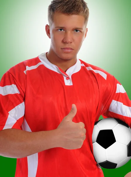 Futbolcu oyuncu — Stok fotoğraf