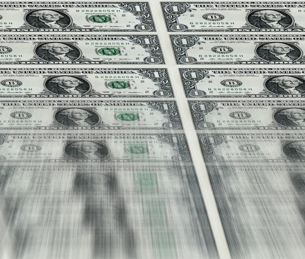 Dollars pile as background — Stock Photo, Image