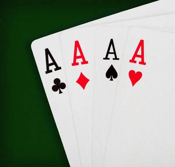 Giocare a carte da poker casino — Foto Stock