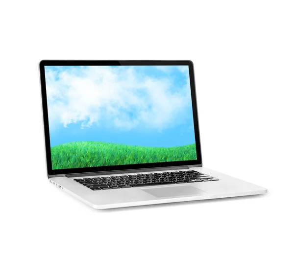Novo laptop — Fotografia de Stock