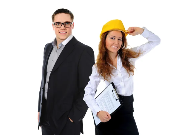 Feliz equipo de negocios sonriente — Foto de Stock