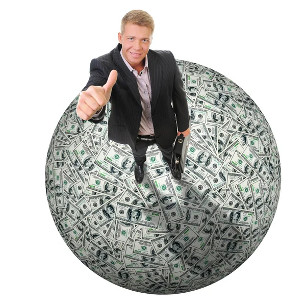 Dollars pile as background — Stock Photo, Image