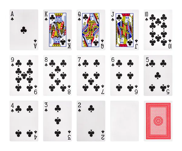 Игральные карты в покер казино — стоковое фото