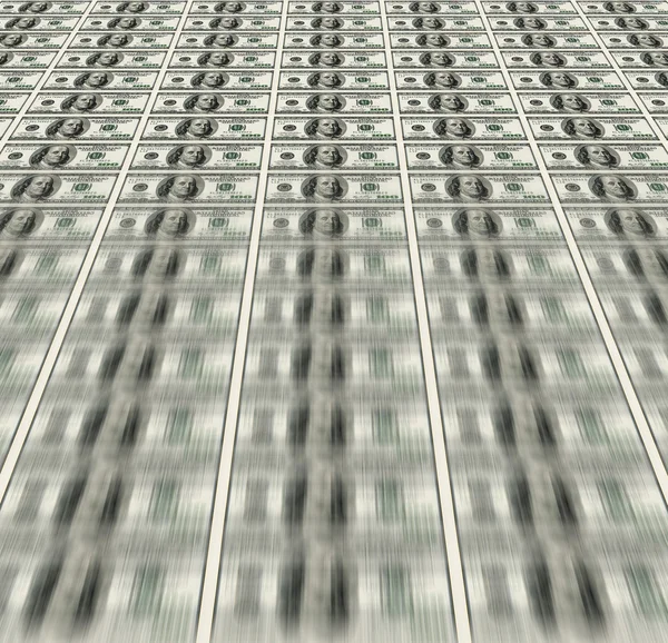 Dollars pile as background — Stock Photo, Image