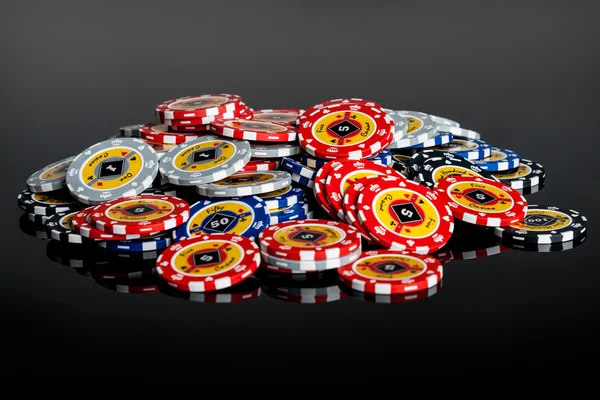 Chips di poker — Foto Stock