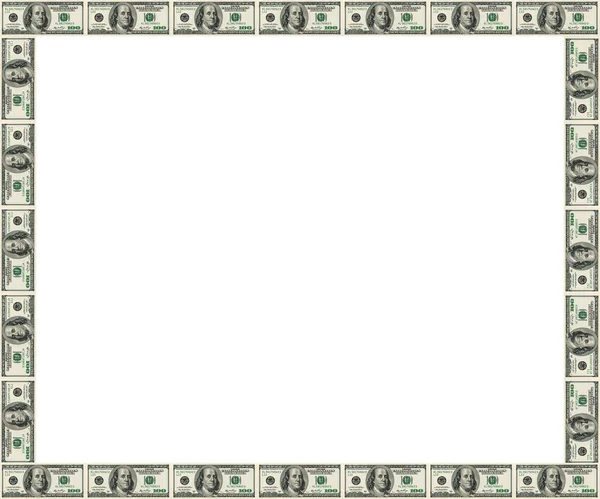 Frame of dollars — Stock Photo, Image