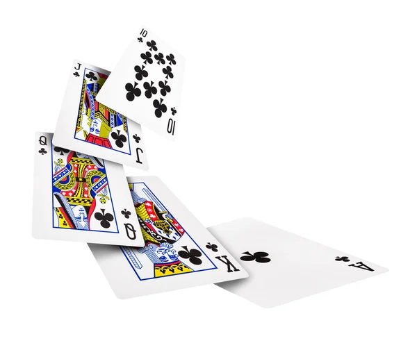 Jugar cartas casino de póquer — Foto de Stock