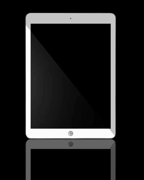 Computer tablet with blank white screen. — Stock Photo, Image