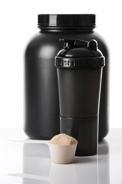 Empty Protein Powder Container Stock Image - Image of bottle, power:  52278869