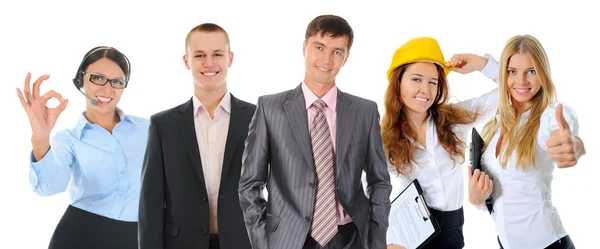 Feliz equipo de negocios sonriente — Foto de Stock