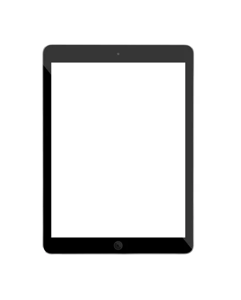Tabletă de calculator cu ecran alb gol . — Fotografie, imagine de stoc