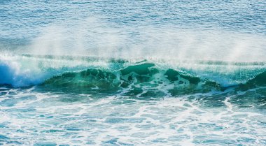 swirled mavi renkli okyanus dalgası