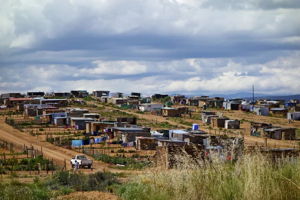 Südafrika - Township lizenzfreie Stockbilder