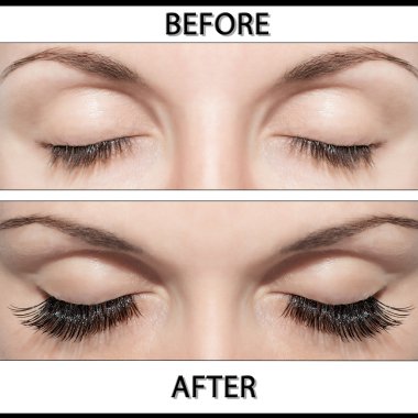 göz ve yanlış eyelashes