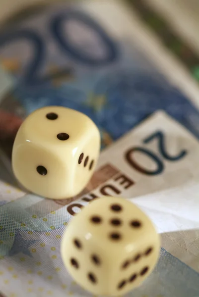 Dices & Money — Stock Photo, Image