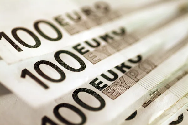 Antecedentes de billetes en euros . —  Fotos de Stock