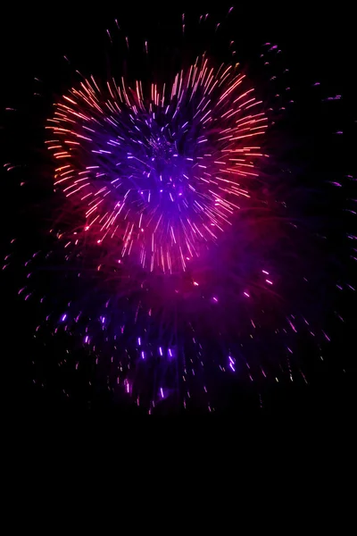 Heart fireworks — Stock Photo, Image