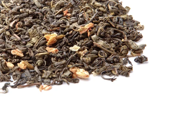 Closeup of chinese silver needle hair down white tea of premium — Stock Photo, Image