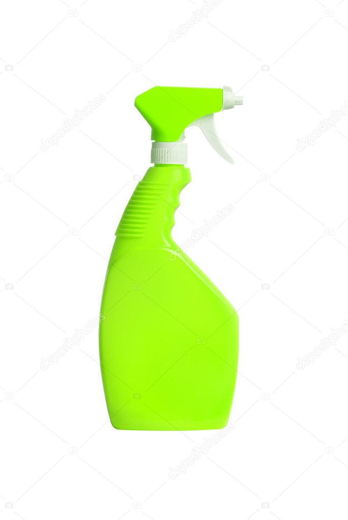 spray bottle isolated on white background