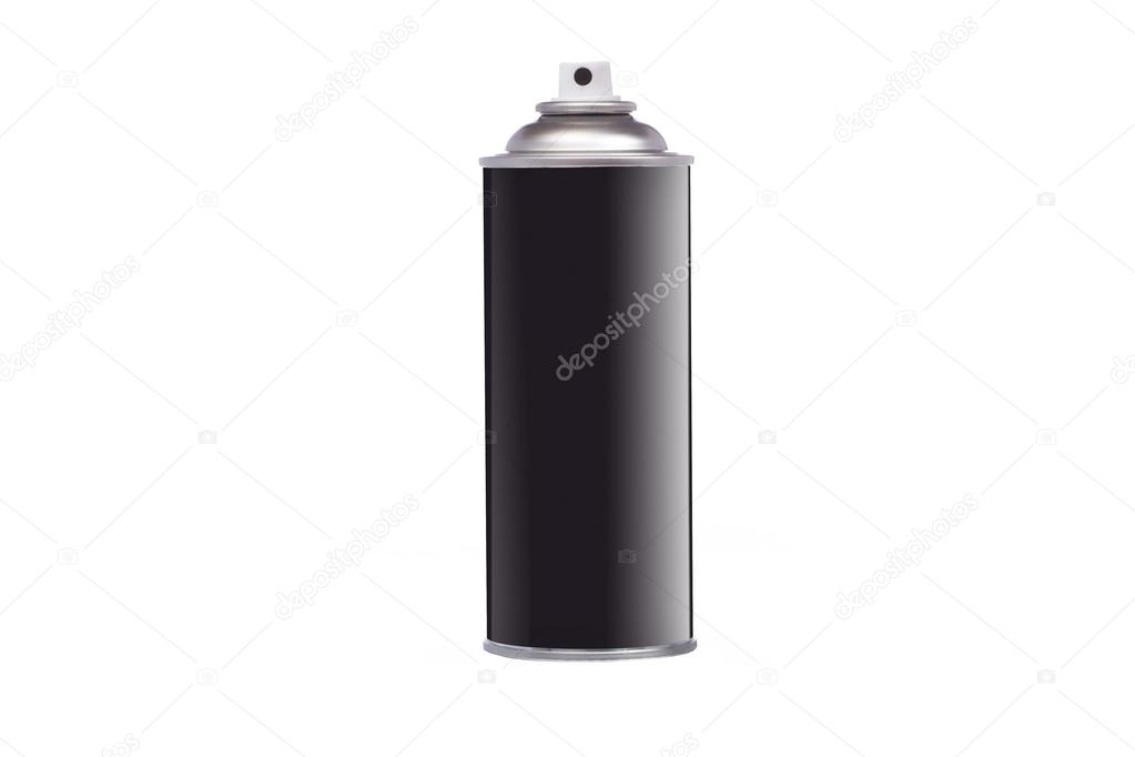 graffiti spray can isolated on white background