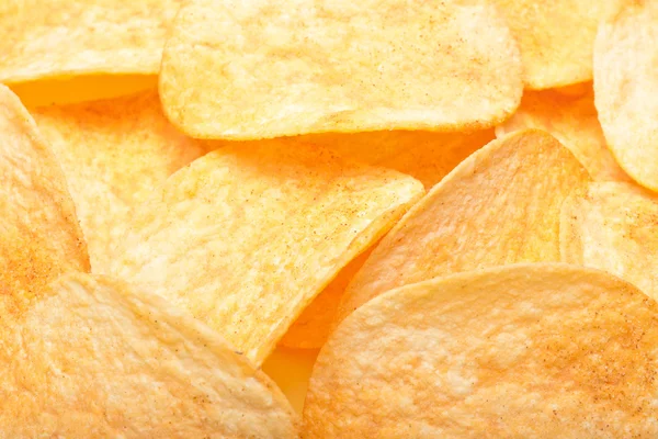 Potato chips background — Stock Photo, Image