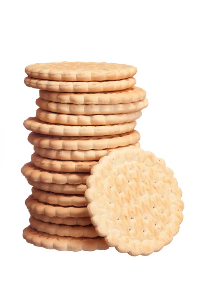 Cookies geïsoleerd op witte achtergrond — Stockfoto