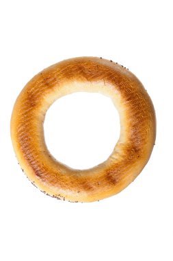 Beyaz Arkaplanda Simit