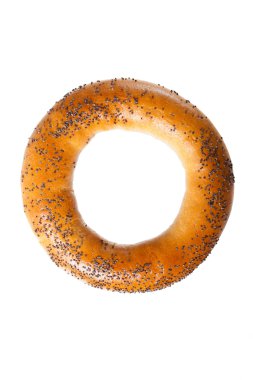 Beyaz Arkaplanda Simit