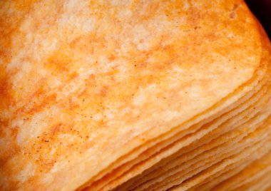 Patates cipsi yakın plan.